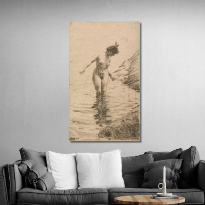 Cerchi D'Acqua Ii Anders Zorn azn11 quadro stampato su tela