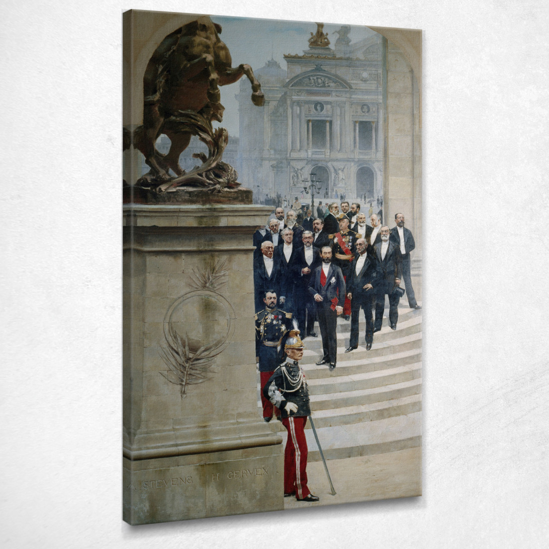Il Presidente Sadi Carnot Alfred Stevens stal49 quadro stampato su tela
