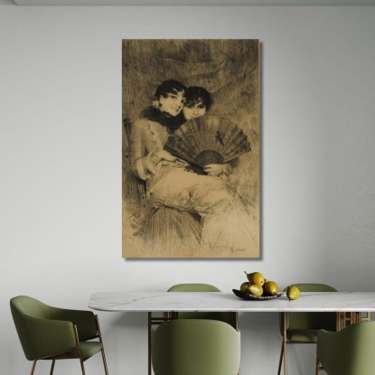 I Cugini I Cugini Anders Zorn azn39 quadro stampato su tela