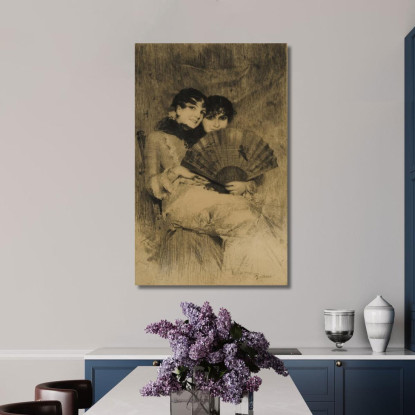 I Cugini I Cugini Anders Zorn azn39 quadro stampato su tela