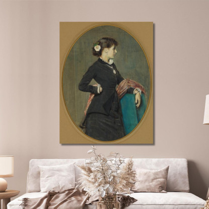 Ritratto Della Signorina Nyström Anders Zorn azn61 quadro stampato su tela