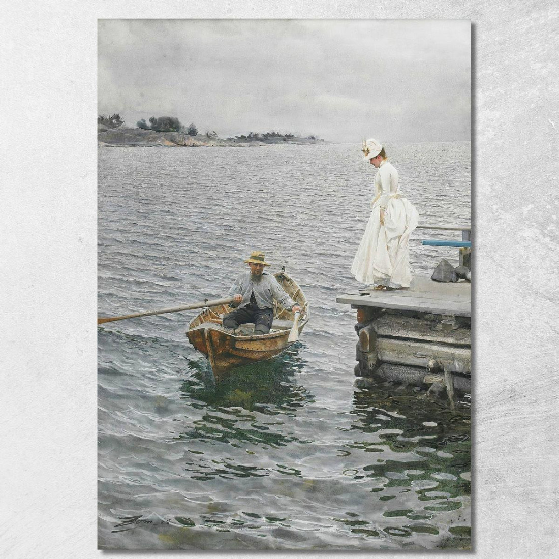 Divertimento Estivo Anders Zorn azn71 quadro stampato su tela