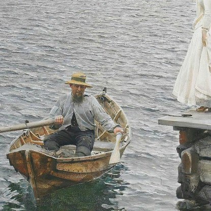 Divertimento Estivo Anders Zorn azn71 quadro stampato su tela