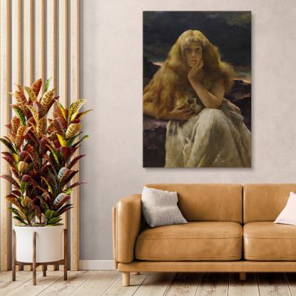 Maria Maddalena Alfred Stevens stal58 quadro stampato su tela