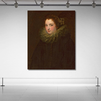 Un Ritratto Di Una Nobildonna Anthony van Dyck avd5 quadro stampato su tela