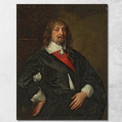 Un Ritratto Di Sir Robert Howard Anthony van Dyck avd6 quadro stampato su tela