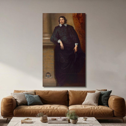 Cesare Alessandro Scaglia Di Verrua Abbé Of Staffarda And Mandanici Anthony van Dyck avd13 quadro stampato su tela