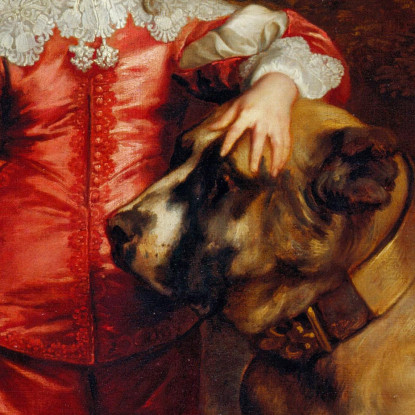 Cinque Figli Maggiori Di Carlo I Anthony van Dyck avd27 quadro stampato su tela