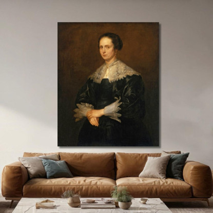 Helena Inganna Du Bois Anthony van Dyck avd35 quadro stampato su tela