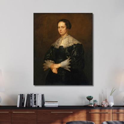 Helena Inganna Du Bois Anthony van Dyck avd35 quadro stampato su tela