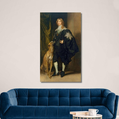 James Stuart Duca Di Richmond E Lennox Anthony van Dyck avd39 quadro stampato su tela