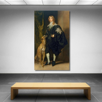James Stuart Duca Di Richmond E Lennox Anthony van Dyck avd39 quadro stampato su tela