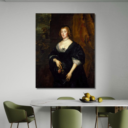 Signora Dacre 2 Anthony van Dyck avd43 quadro stampato su tela