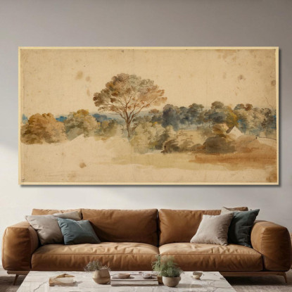 Paesaggio Anthony van Dyck avd47 quadro stampato su tela