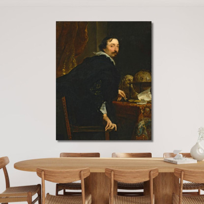 Lucas Van Uffel Anthony van Dyck avd48 quadro stampato su tela