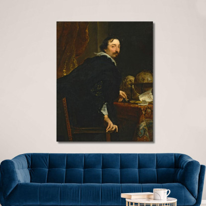 Lucas Van Uffel Anthony van Dyck avd48 quadro stampato su tela