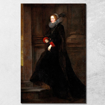Marchesa Geronima Spinola Anthony van Dyck avd52 quadro stampato su tela