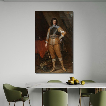 Mountjoy Blount Conte Di Newport Anthony van Dyck avd55 quadro stampato su tela