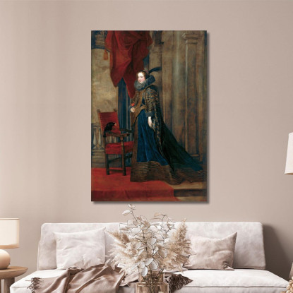 Paolina Adorno Brignole-Sale Anthony van Dyck avd57 quadro stampato su tela