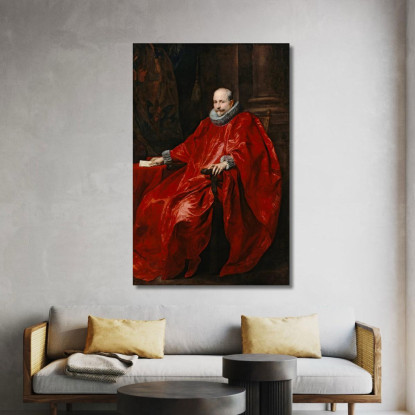 Portrait Of Agostino Pallavicini Anthony van Dyck avd72 quadro stampato su tela