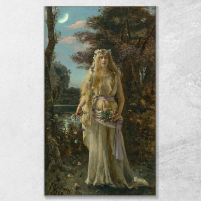 Ofelia Alfred Stevens stal69 quadro stampato su tela