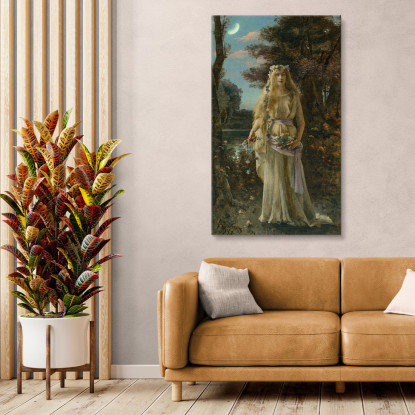 Ofelia Alfred Stevens stal69 quadro stampato su tela