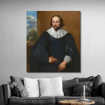 Ritratto Di Quintijn Symons Anthony van Dyck avd85 quadro stampato su tela
