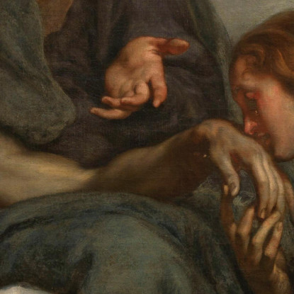 Il Compianto Sul Cristo Morto 3 Anthony van Dyck avd117 quadro stampato su tela