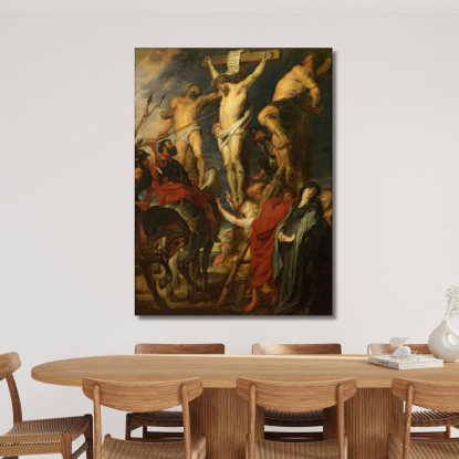 Cristo Sulla Croce Il Lancio Della Lancia Anthony van Dyck avd139 quadro stampato su tela