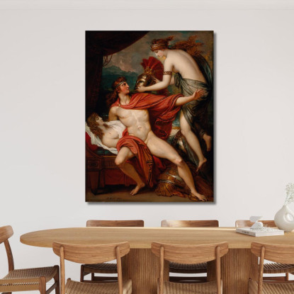 Teti Porta L'Armatura Ad Achille Benjamin West bwt74 quadro stampato su tela
