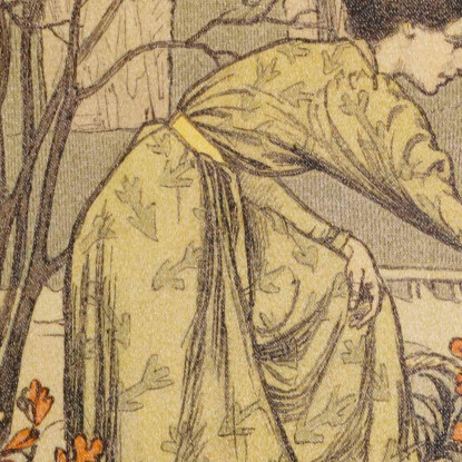 Novembre Eugène Grasset egs22 quadro stampato su tela