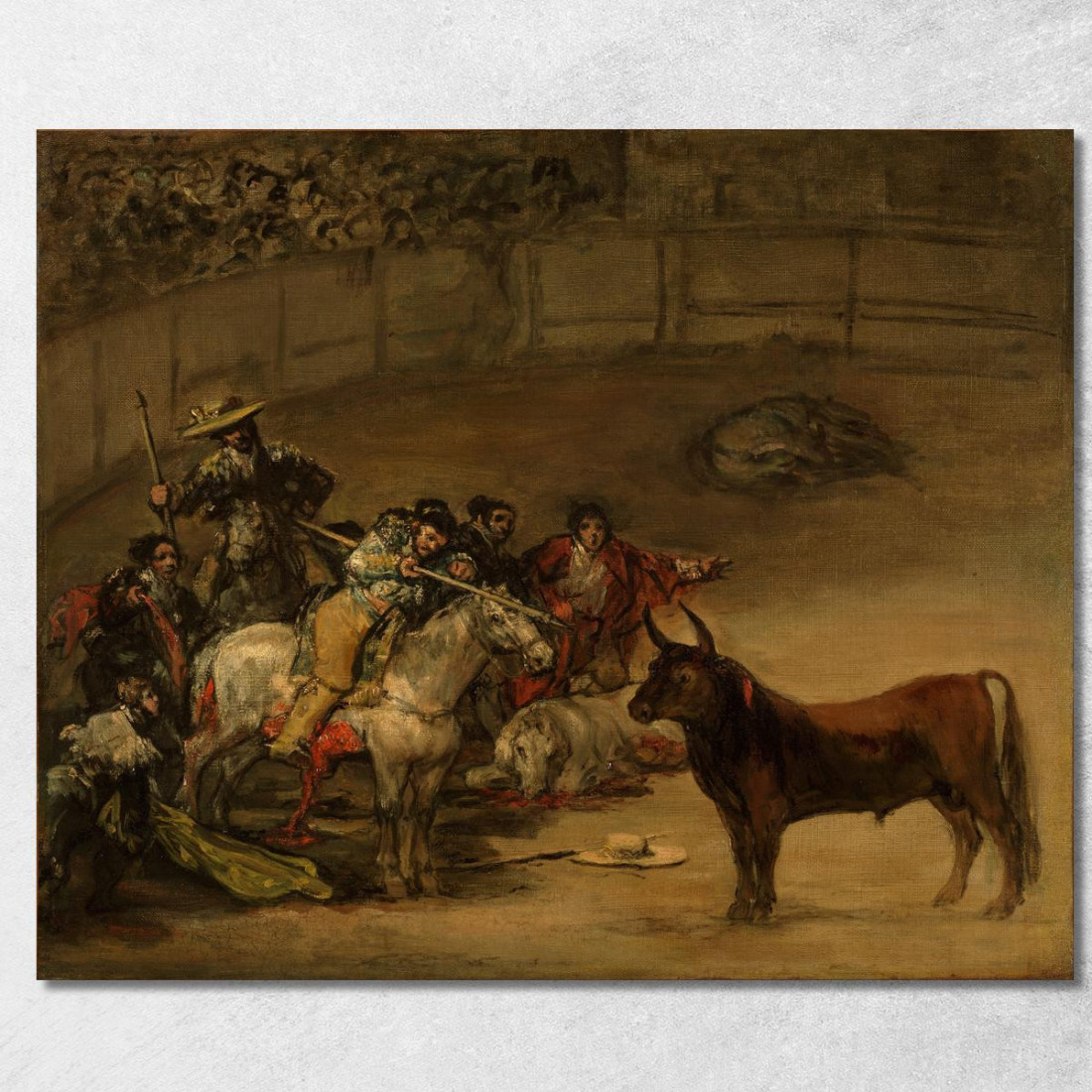 La Fortuna Di Rods Corrida Francisco de Goya fgy10 quadro stampato su tela