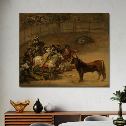 La Fortuna Di Rods Corrida Francisco de Goya fgy10 quadro stampato su tela