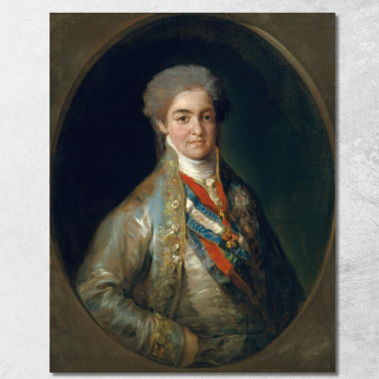 Ferdinando Vii Francisco de Goya fgy18 quadro stampato su tela