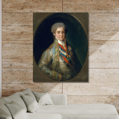 Ferdinando Vii Francisco de Goya fgy18 quadro stampato su tela