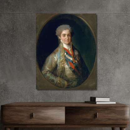 Ferdinando Vii Francisco de Goya fgy18 quadro stampato su tela