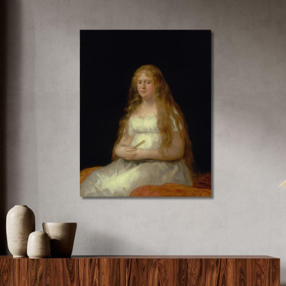 Josefa De Castilla Portogallo E Van Asbrock De Garcini Francisco de Goya fgy29 quadro stampato su tela