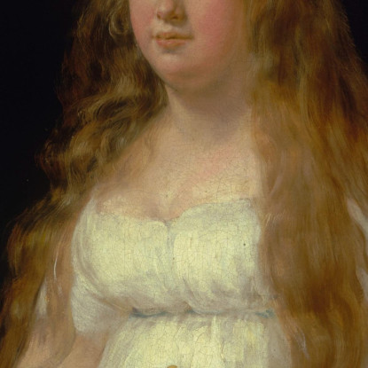 Josefa De Castilla Portogallo E Van Asbrock De Garcini Francisco de Goya fgy29 quadro stampato su tela