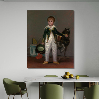 José Costa Y Bonells Morì Nel 1870 Chiamato Pepito Francisco de Goya fgy30 quadro stampato su tela