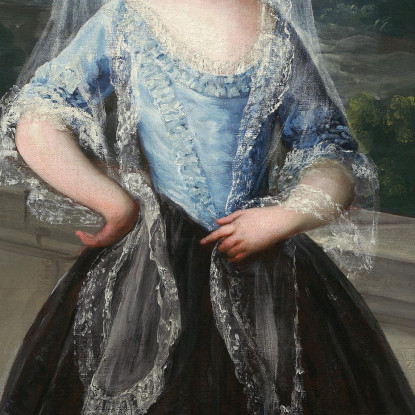 María Teresa De Borbón Y Vallabriga Poi Contessa Di Chinchón Francisco de Goya fgy36 quadro stampato su tela