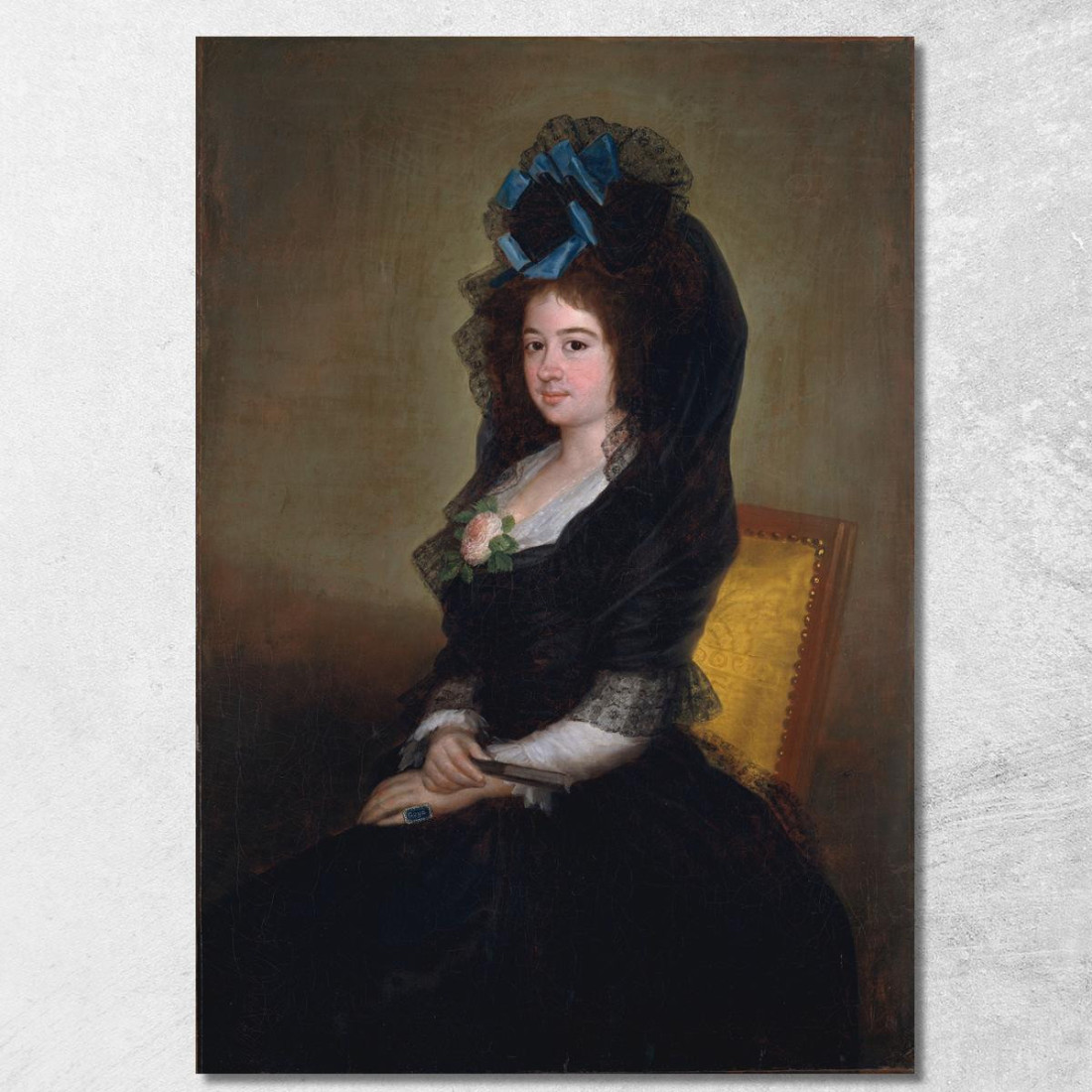 Narcisa Barañana De Goicoechea Francisco de Goya fgy37 quadro stampato su tela