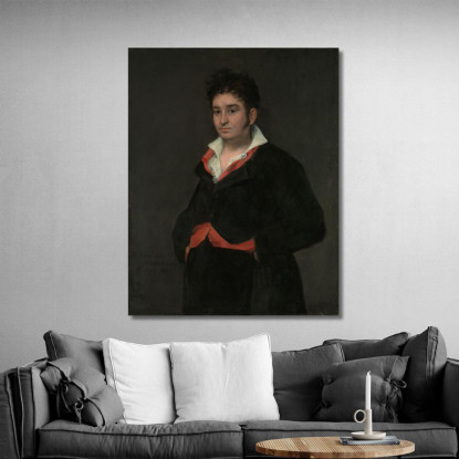 Ritratto Di Don Ramón Satué Francisco de Goya fgy42 quadro stampato su tela