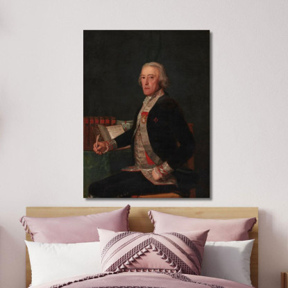 Ritratto Di Félix Colón Di Larriátegui Francisco de Goya fgy44 quadro stampato su tela