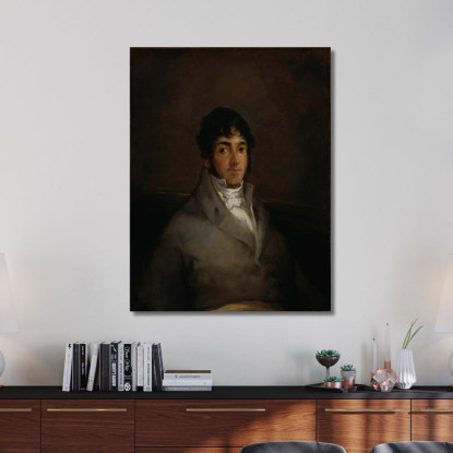 Ritratto Di Isidoro Maiquez Francisco de Goya fgy47 quadro stampato su tela