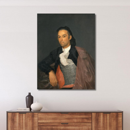 Ritratto Del Matador Pedro Romero Francisco de Goya fgy51 quadro stampato su tela