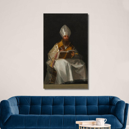 Sant'Ambrogio Francisco de Goya fgy53 quadro stampato su tela