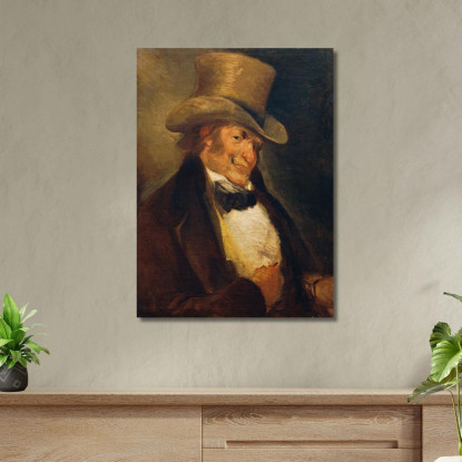 Auto Ritratto Francisco de Goya fgy57 quadro stampato su tela