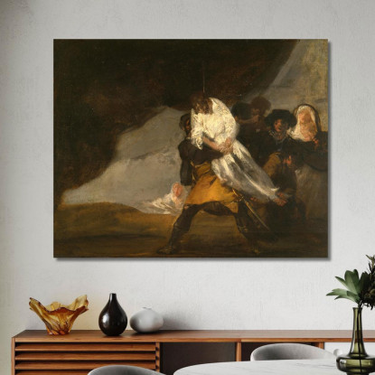 Il Monaco Impiccato Francisco de Goya fgy63 quadro stampato su tela