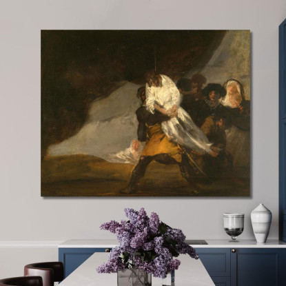 Il Monaco Impiccato Francisco de Goya fgy63 quadro stampato su tela