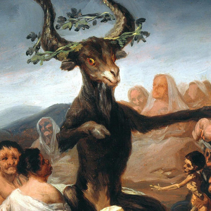 Il Sabato Delle Streghe Francisco de Goya fgy65 quadro stampato su tela